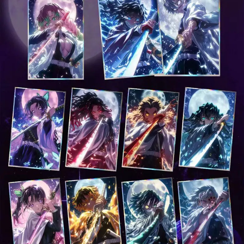 2025 ใหม่ล่าสุดขายส่งวัฒนธรรมผีเสื้อ Demon Slayer กระดาษสีอะคริลิค Master ชุด Mitsuri Trading CCG TCG Art ของขวัญ