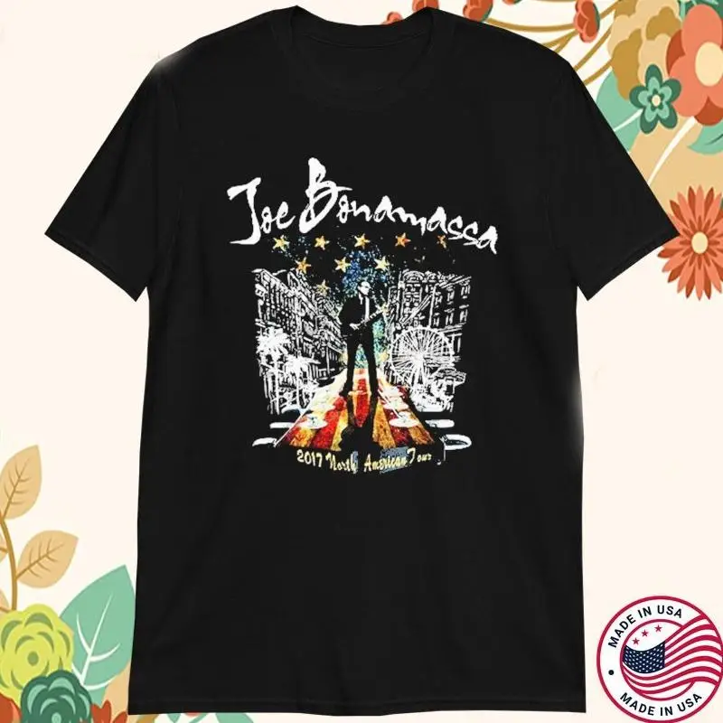 تي شيرت جو بوناماسا 2017 لجولة أمريكا الشمالية، مقاس S-5XL