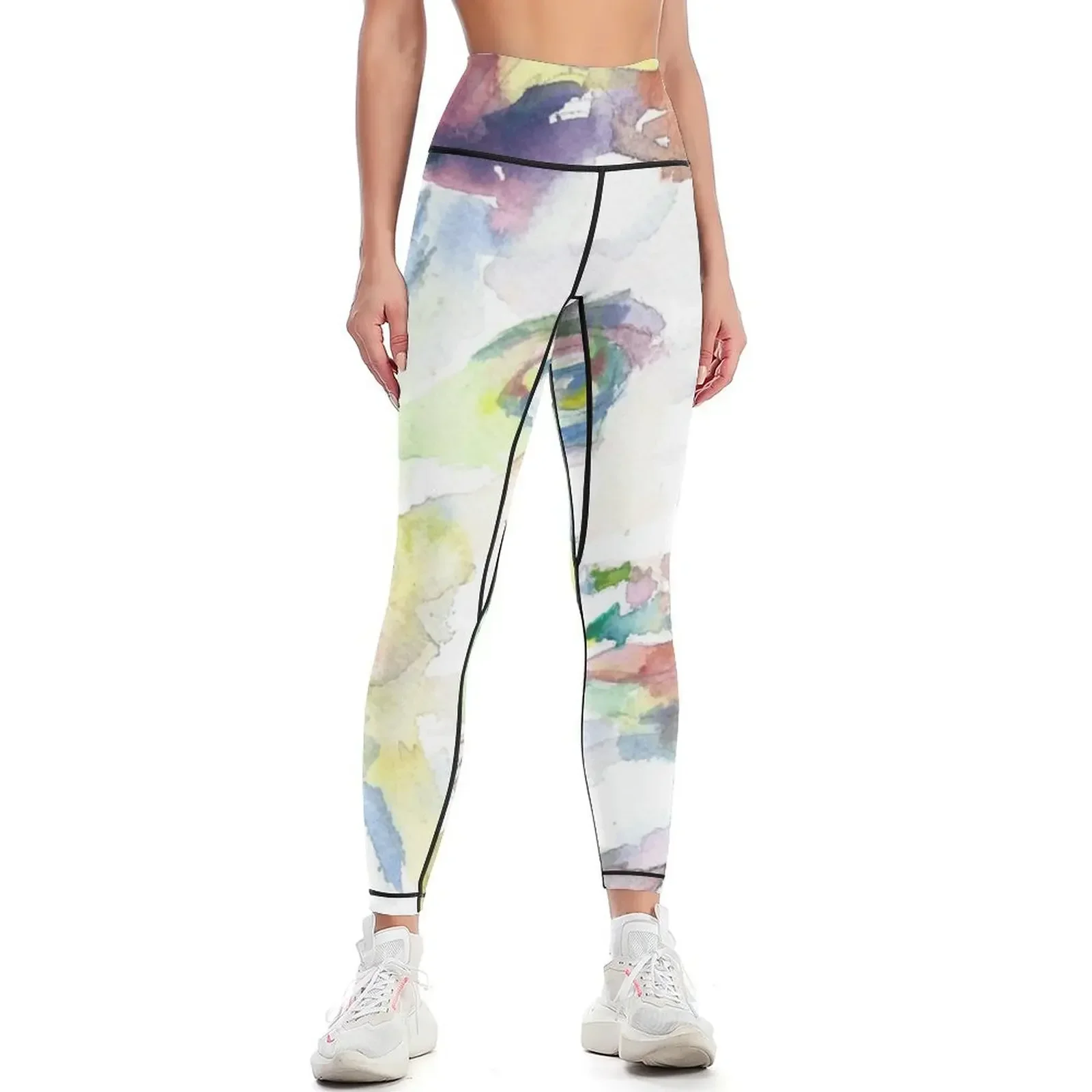 

MARCEL PROUST - watercolor portrait .1 Leggings Sweatpants Women's pants sport set sporty woman gym Womens Leggings