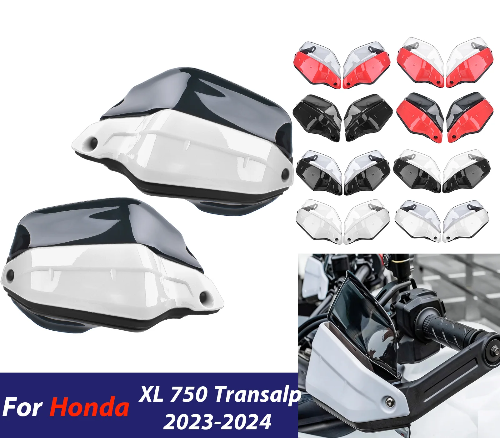 Motorcycle Accessories Handguard Shield Hand Guard Extension Protector Windshield For Honda XL 750 Transalp 2023-2026 2025