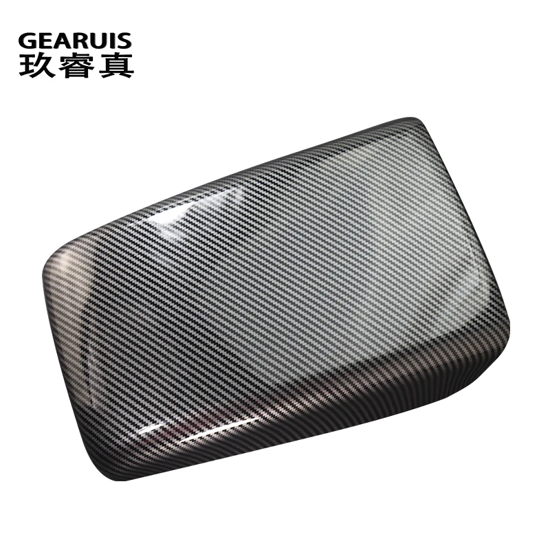 For VW Volkswagen magotan B8 2017-2024 Car Styling Carbon fiber Center Console Tidying Armrest Box Panel Trim Auto Cover Sticker
