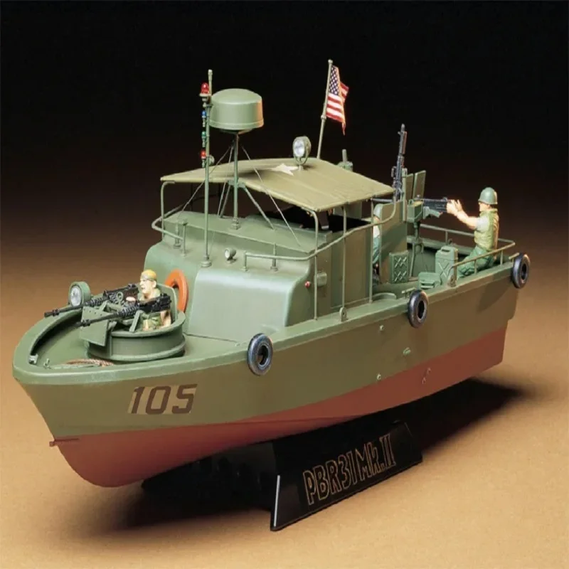 Tamiya 35150 1/35 U.S.Patrol Boat River Pibber Conjunto de lancha rápida Kits de construção de modelo para kits de modelo Coleção de hobby