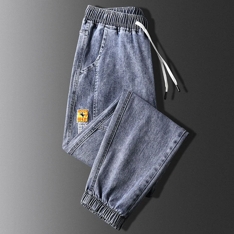 Spring Autumn Men's Workwear Jeans Durable Welding Auto Repair Resistant to Dirt Denim Workwear for Construction Workers