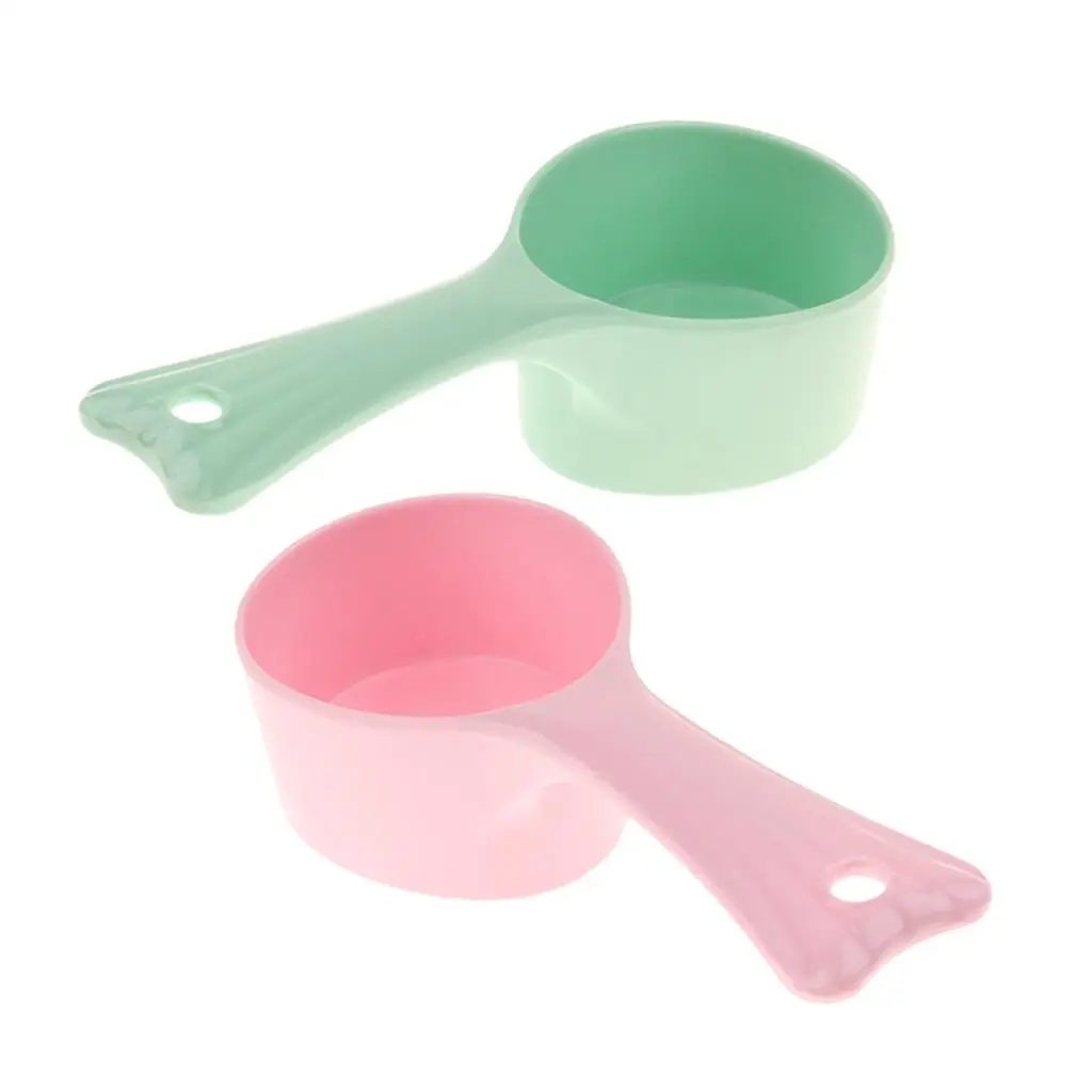 2Pcs Super Design Melamine Food Hand Shovel for Bird Cat or Dog Food (Random Color )