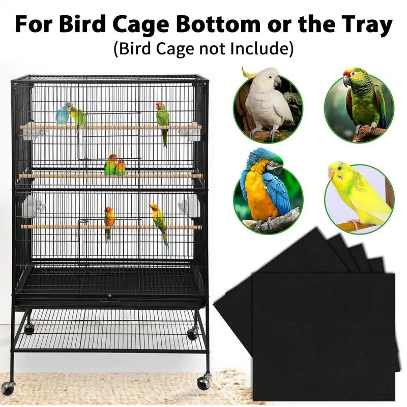 

Bird Cage Mat Soft Cage Liner Birdcage Liners Supple Easy Cutting Birdcage Bedding & Litter For Parrots Lovebirds