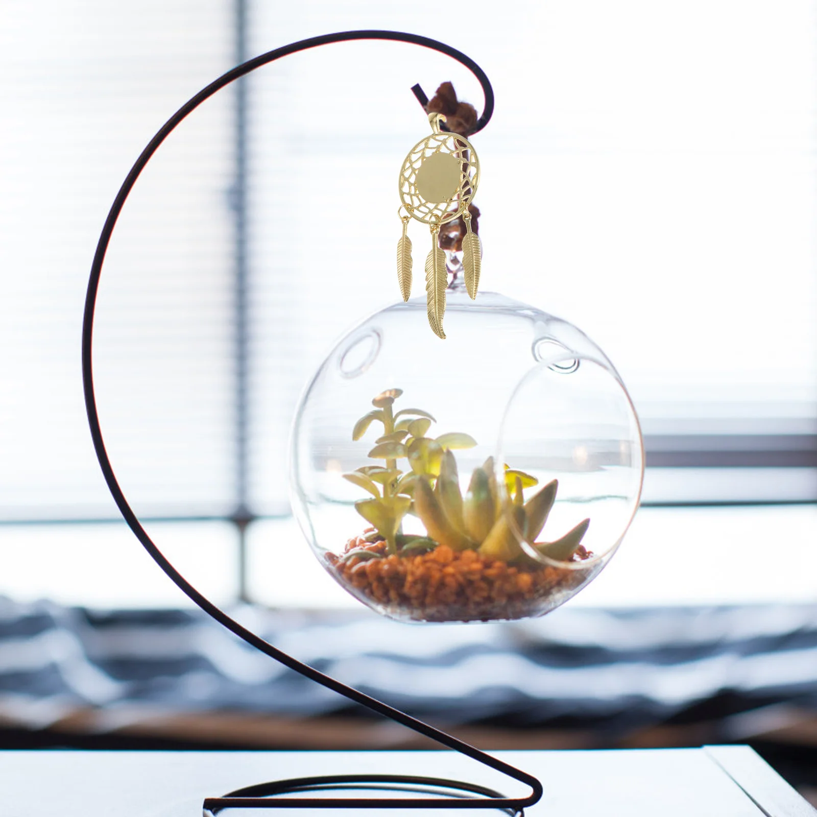 

40Pcs Alloy Glass Dream Catcher Pendant Wall Hanging Dorm Room Home Decor Wedding Shower Unique Ornament DIY Dream Catcher