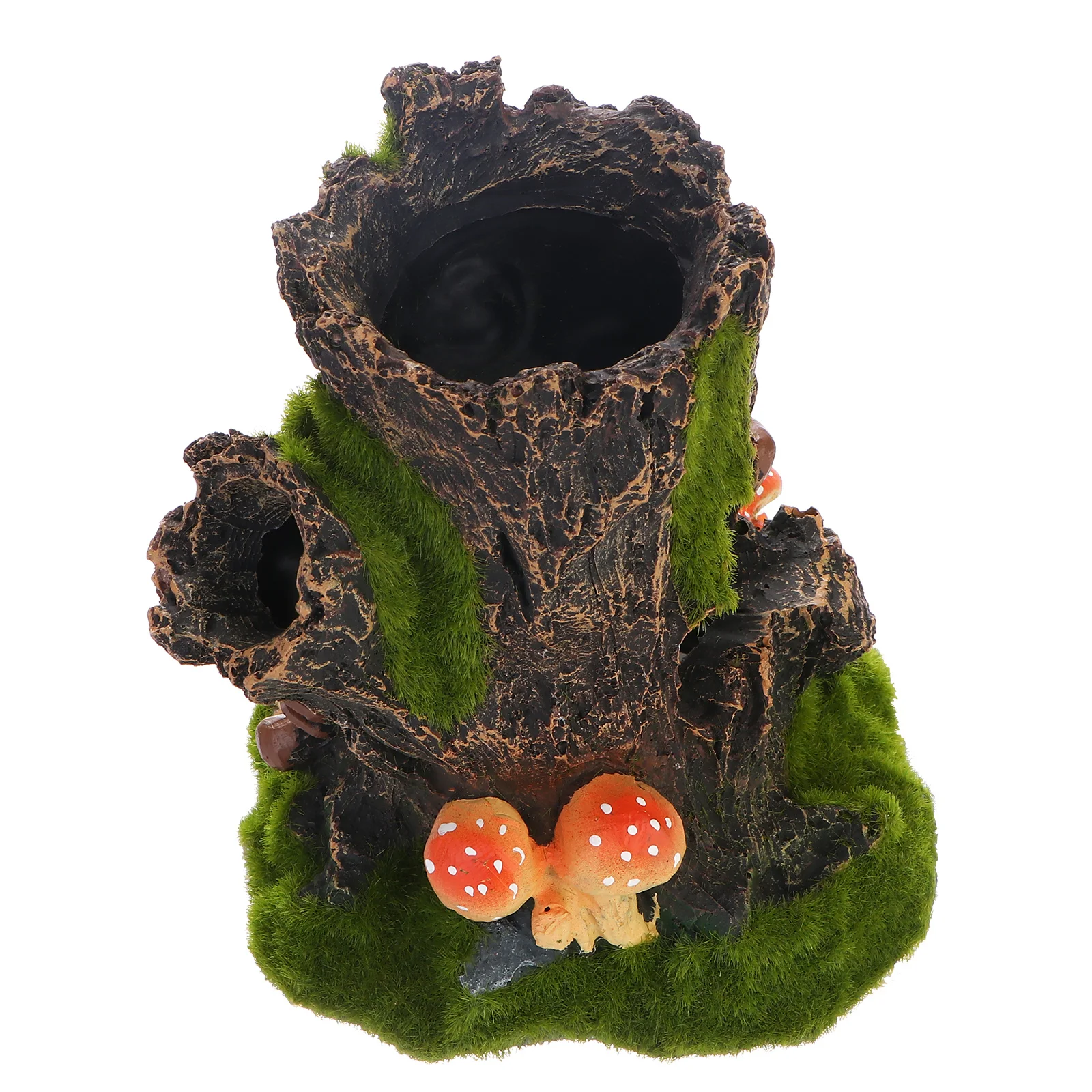 

Resin Driftwood Aquarium Decoration Tree Trunk Ornament Natural Fish Tank Landscape Decor for Fish Reptile Habitat