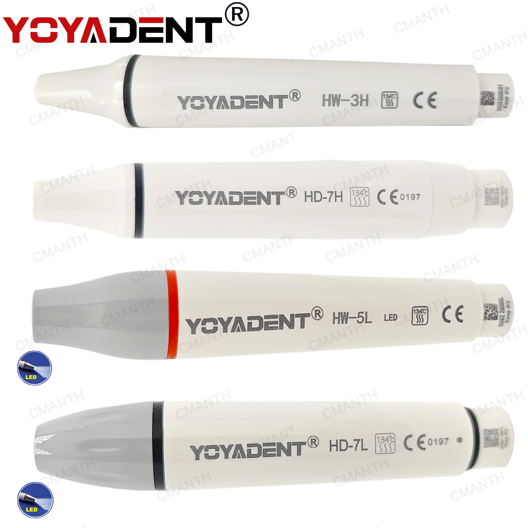 

Dental Ultrasonic Scaler Handpiece LED Light HW-5L HD-7L Fit for WOODPECKER DTE SATELEC UDS EMS VRN Dentistry Ultrasonic Scaler