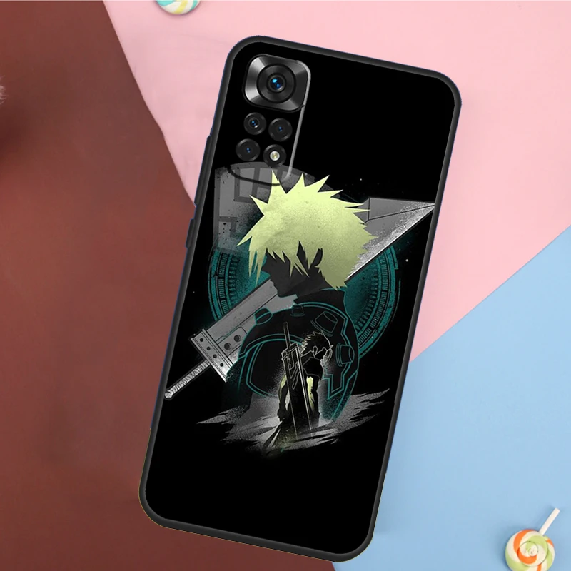 Final Fantasy Poster Case For Xiaomi Redmi Note 11 Pro 11S 8 9 12 10 Pro 10S 9S Redmi 9 10 12C 9C 10C Back Cover