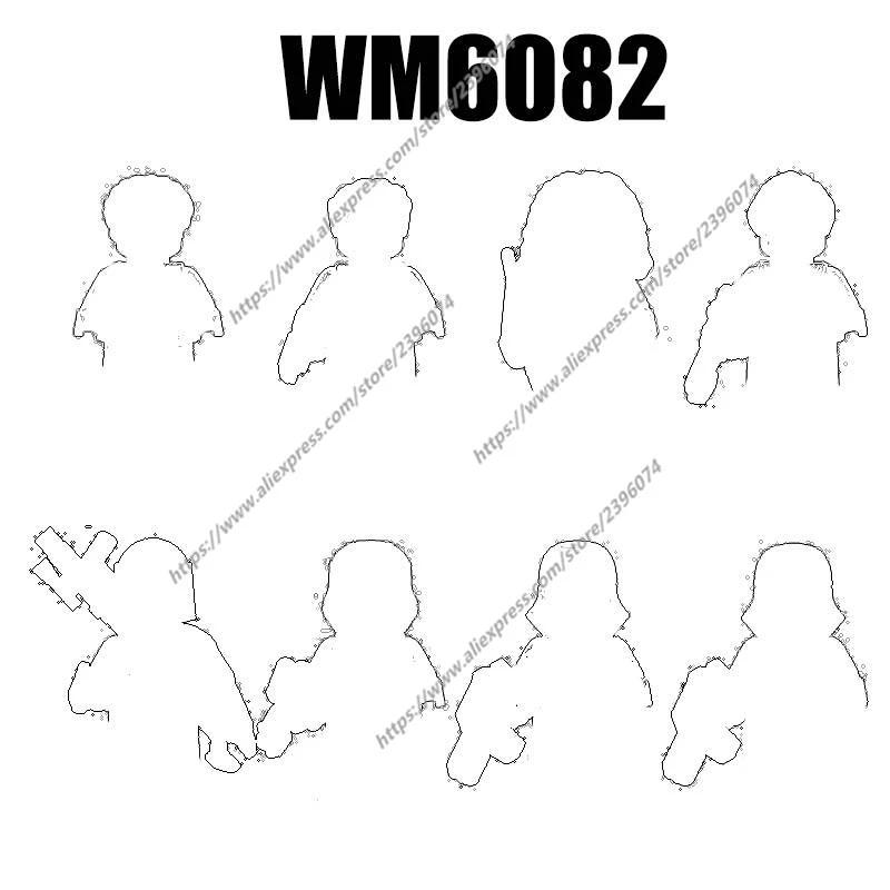 WM6082 Action Figures Movie accessories Building Blocks Bricks toys WM895 WM896 WM897 WM898 WM899 WM900 WM901 WM902