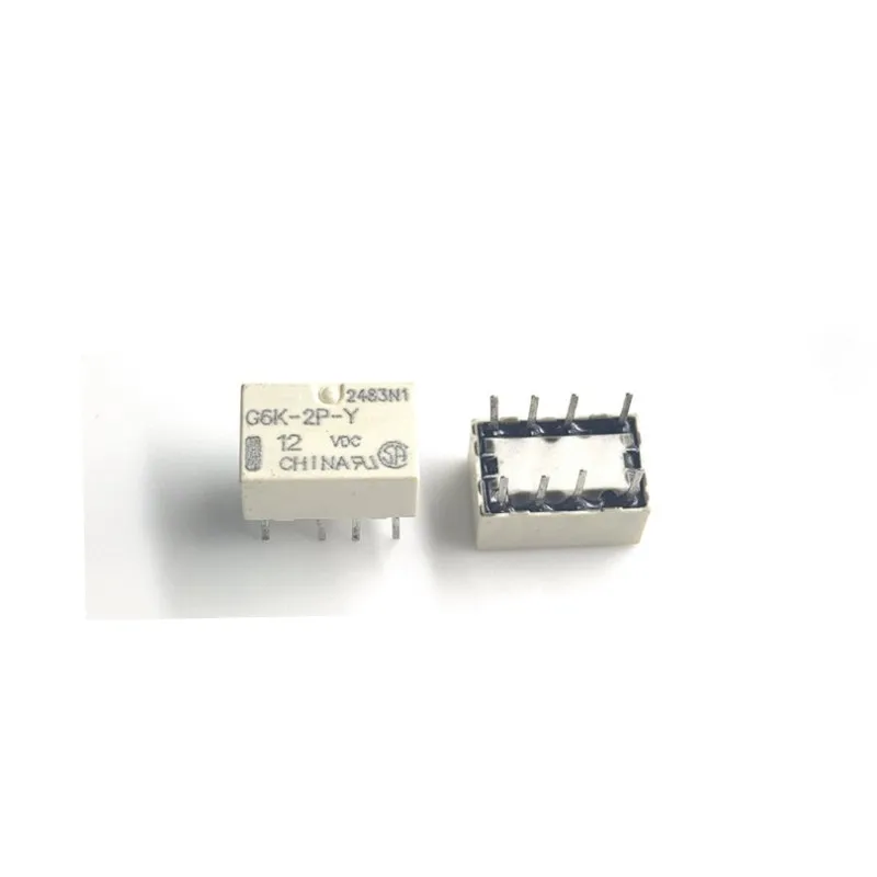 

Free shiping wholesale 10pcs/lot relay G6K-2P-Y-12VDC