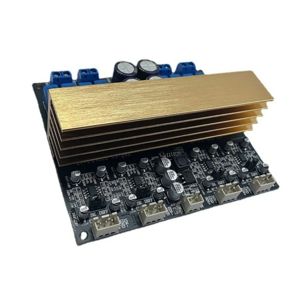 TPA3255-Based 4-Channel Digital Audio For Amplifier PCB for Custom Audio Solutions Requiring Clean Signal and Low Distortion