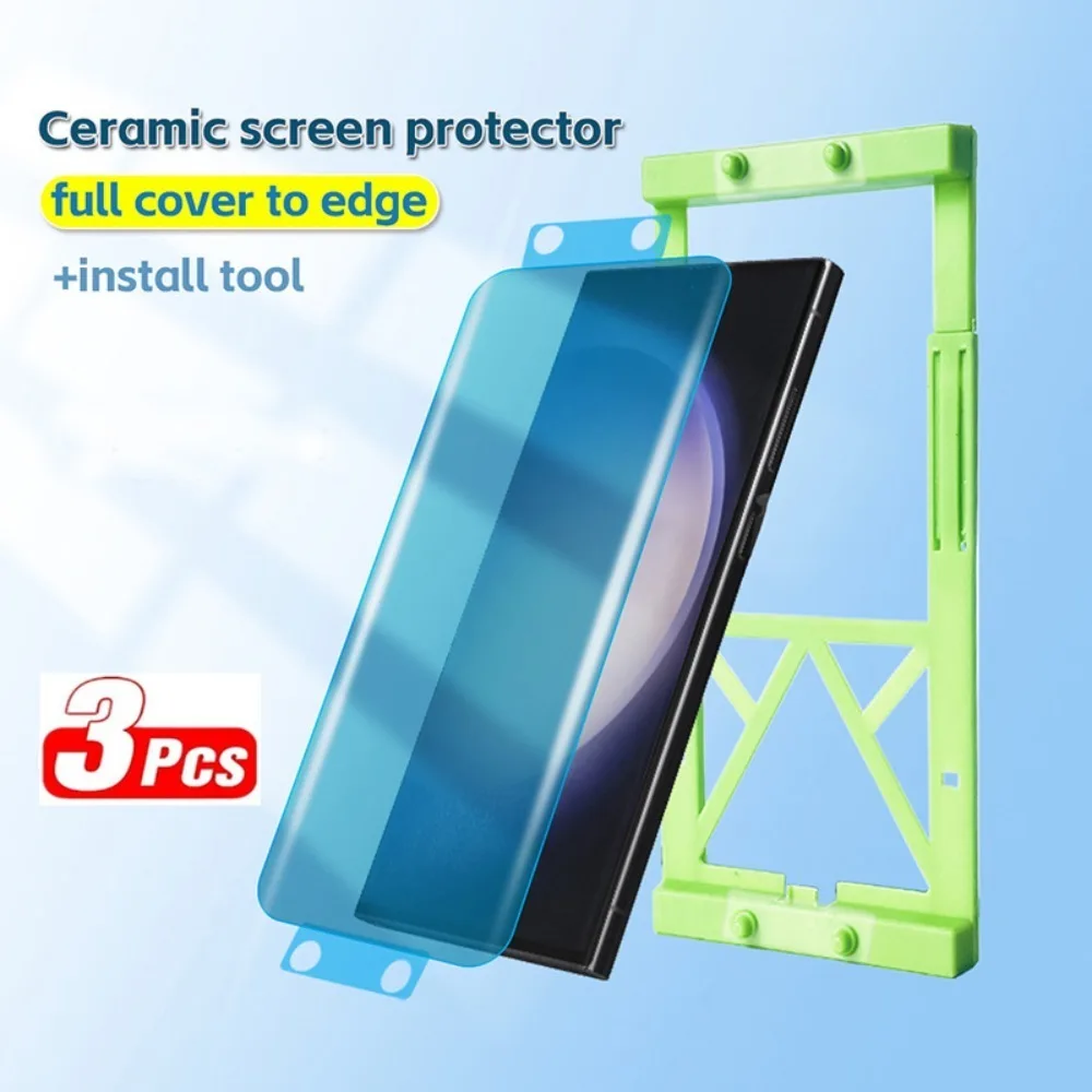 

3pcs Ceramic Hydrogel Film For Huawei Nova 15 14 Ultra 13 Pro Nova 11 12 Pro/Ultra Nova 9 10 Pro Screen Protector +Install Kit