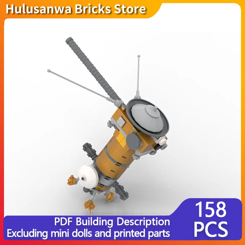 

Space Orbiter And Probe Model MOC Building Bricks War Equipment Modular Technology Gifts Holiday Assemble Children Toys Suit
