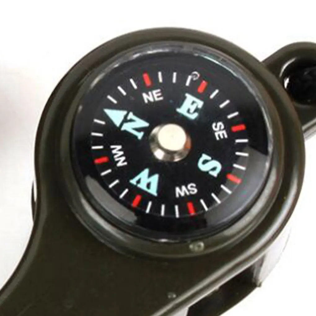 Compact Camping Whistle Compass – Navigate With Confidence Essential For Emergency Situations