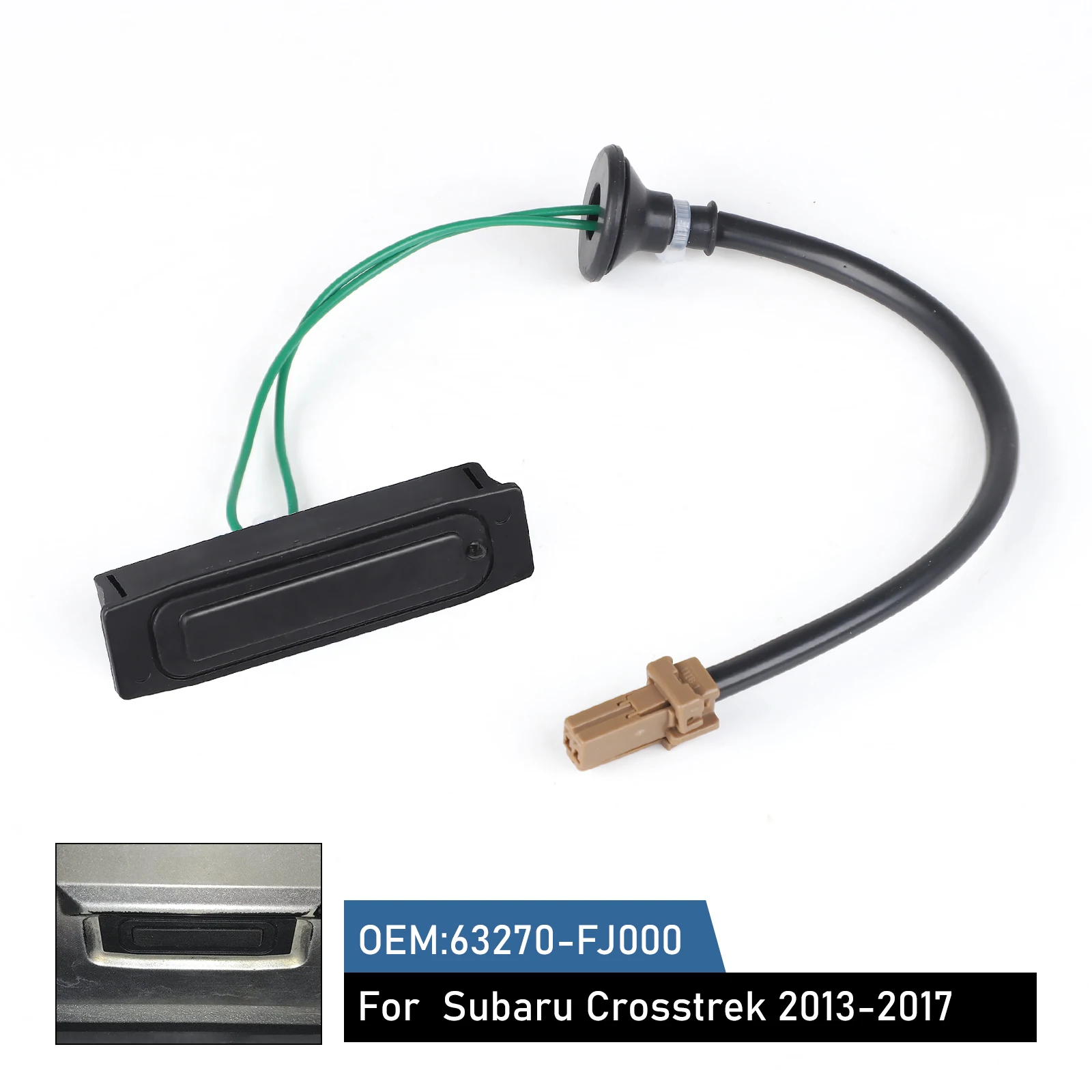 63270FJ000 Trunk Lock Release Handle Switch Rear Door Open Button For 2012 2013 2014 2015 2016 2017 Subaru Impreza Crosstrek