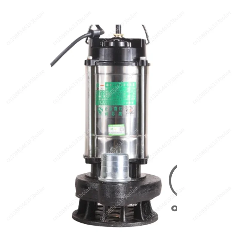 220V Stainless Steel Submersible Pump Agricultural Pumping Garden Tools Underwater Sewage Self-priming Pump Drainage Lrrigation