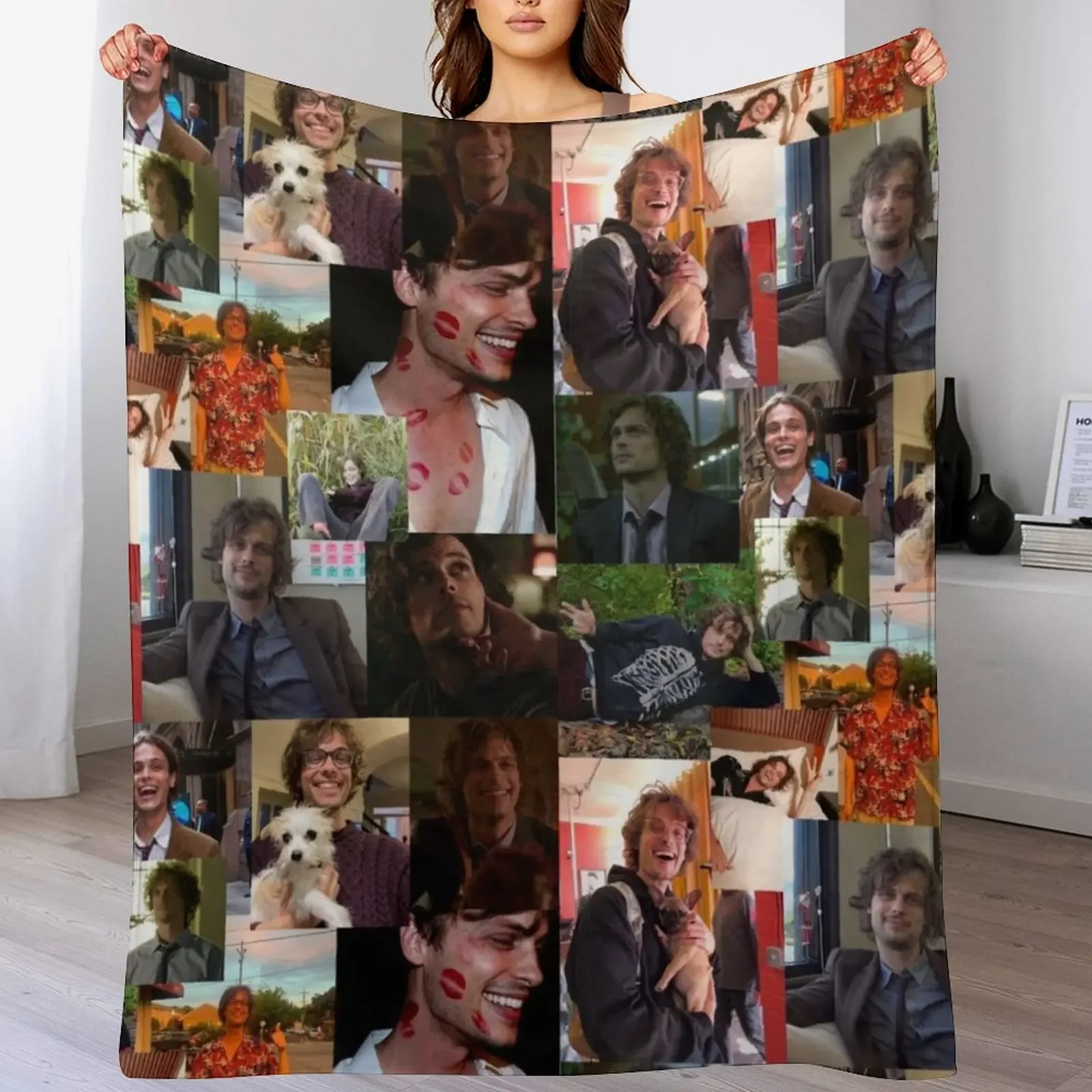 

Mathew Grey Gubler Throw Blanket All Season Soft Lightweight Blanket for Home