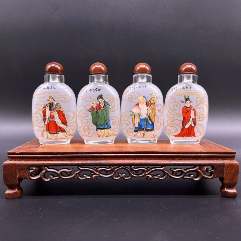Inner snuff bottle collection antique handmade gifts featured ornaments