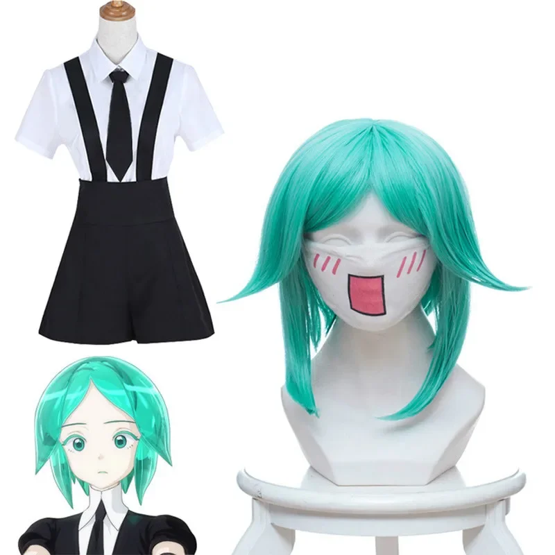

Anime Houseki No Kuni Costume Female Spot Gem Country COS Phosphorite Diamond Round Diamond Antarctic Stone Summer Dress