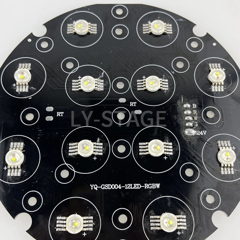 12X12W RGBW 4IN1 Led Par Lamp Bead Source Board Aluminum Stage Light Led Moving Head LighT