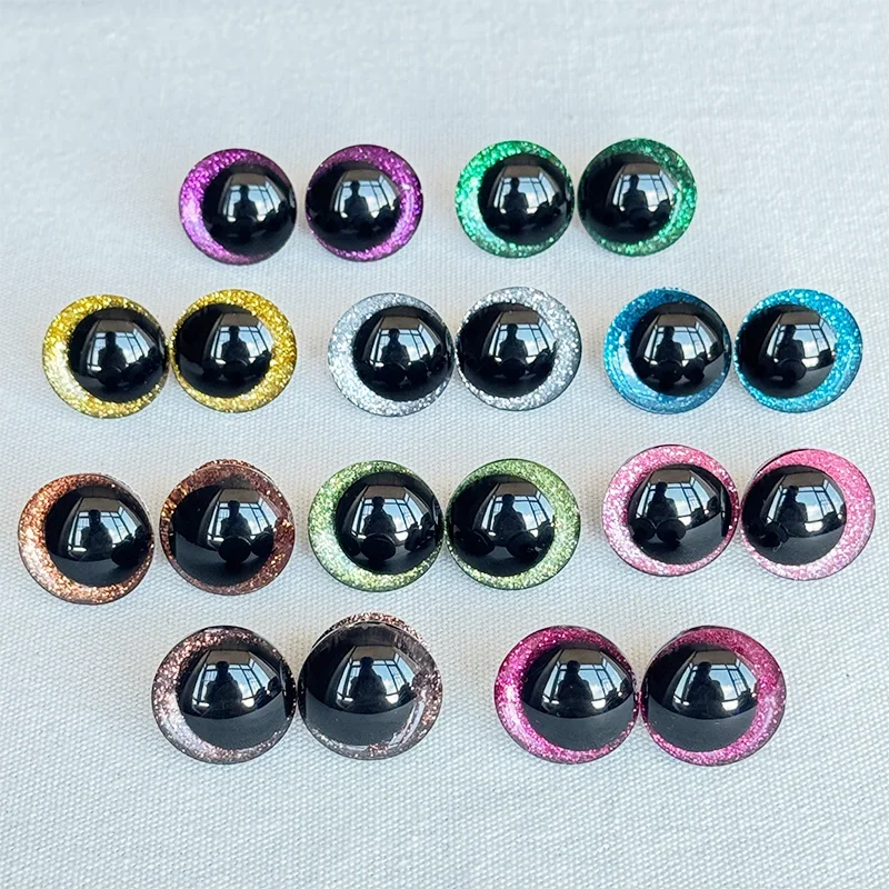 20 pieces of asymmetrical eye flash eyes, handmade doll eyes, BJD doll eyes, puppet eyes, animal eyes, resin eyes, handmade DIY