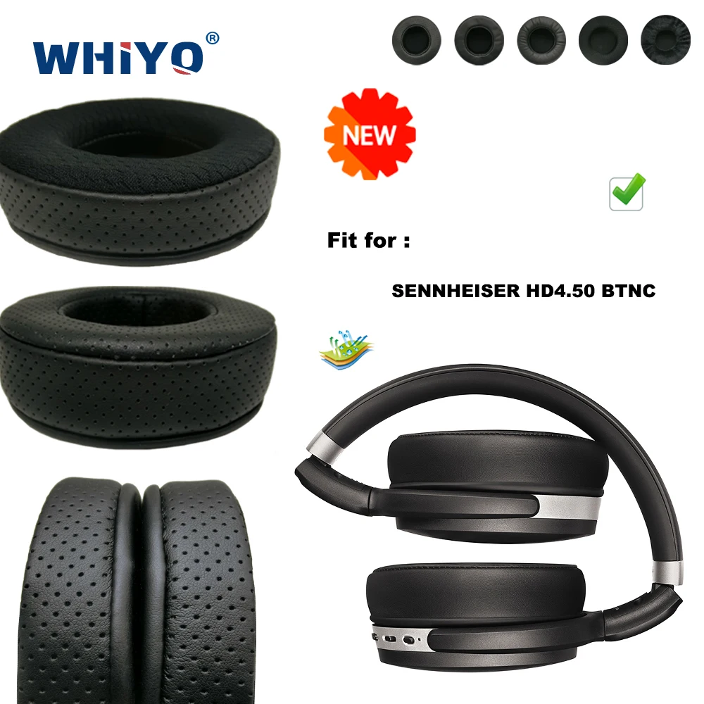 

New upgrade Replacement Ear Pads for SENNHEISER HD4.50 BTNC Headset Parts Leather Cushion Earmuff Headset Sleeve Cover
