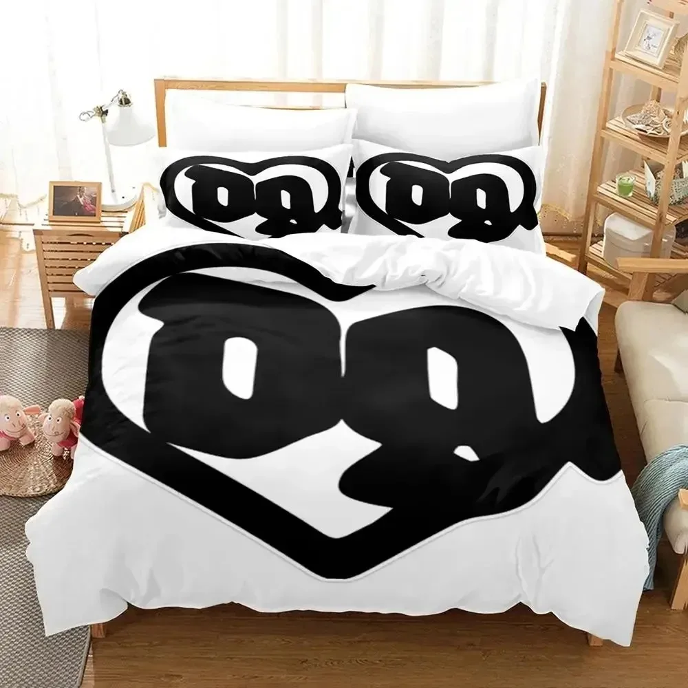 

New Drain Gang Merch DMN Bedding Set Single Twin Full Queen King Size Bed Set Adult Boys Bedroom Duvet cover Sets
