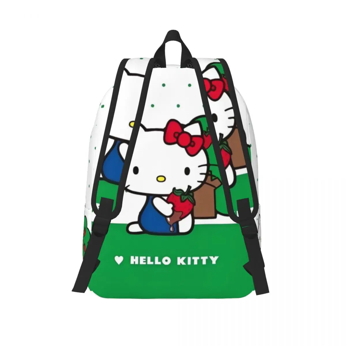 حقيبة ظهر Hello Kitty Sanrio للأطفال ، حقيبة كتب مدرسية للطلاب ، حزمة نهارية ، حقيبة رياض أطفال لمرحلة ما قبل المدرسة ، حقيبة مشي لمسافات طويلة