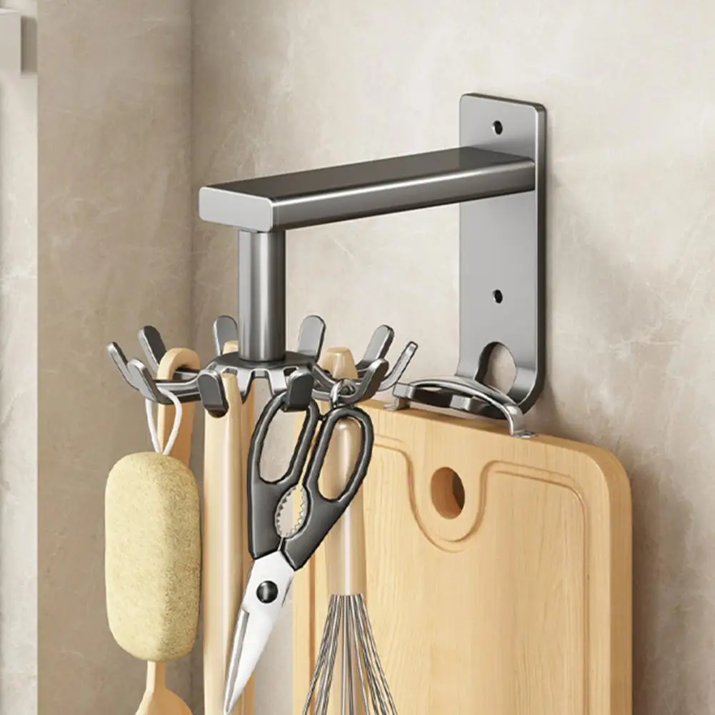 

Removable Slide Rail Storage Rack Space-saving Kitchen Storage Solution Efficient Wall-mounted Kitchen Utensil Storage for Home