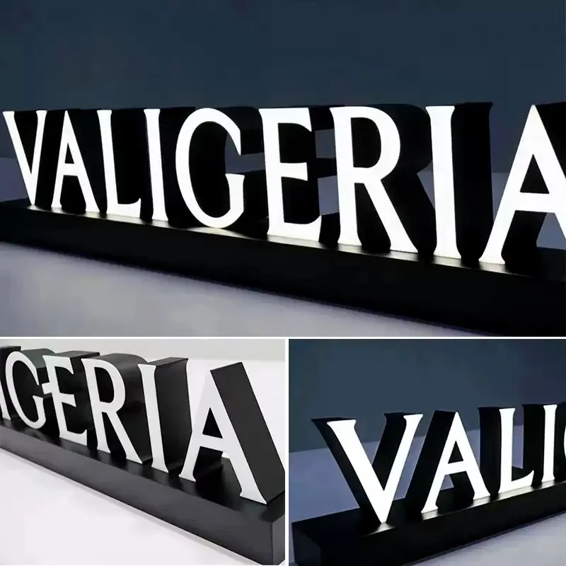 Customized luminous characters, shop signs, storefront billboards, LED lights, outdoor advertising customization
