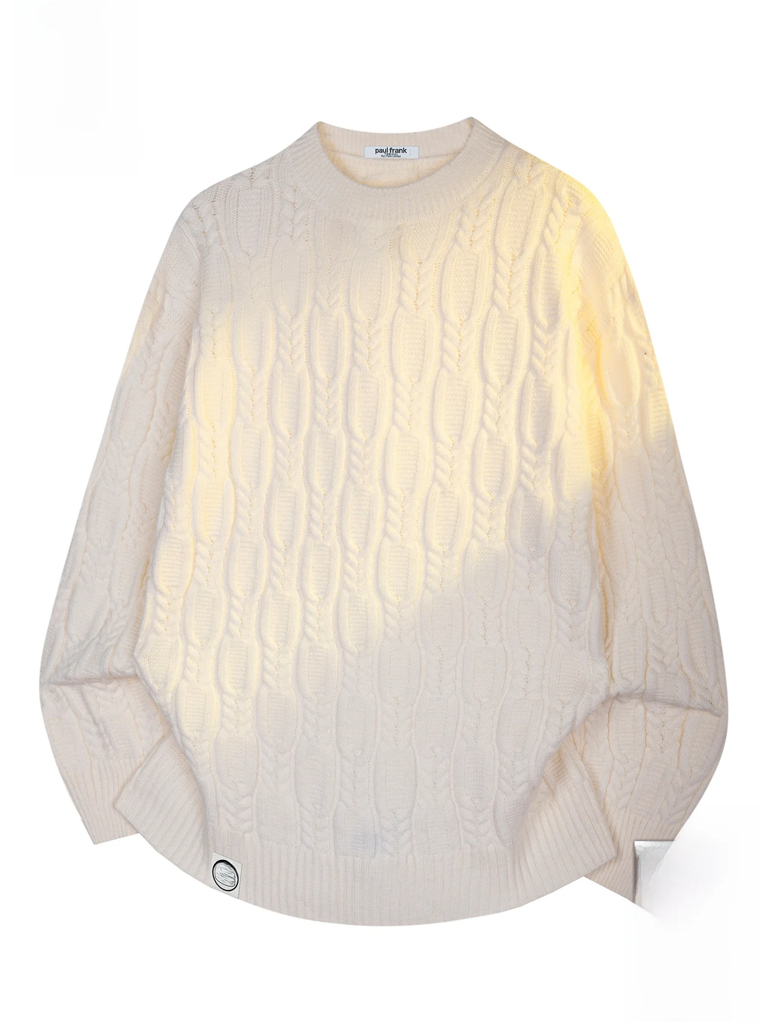 

PaulFrank Large-Mouth Monkey Japanese Retro Twist round Ne Knitwear Men's Spring Autumn Loose Lazy Overhead Knitted Sweater