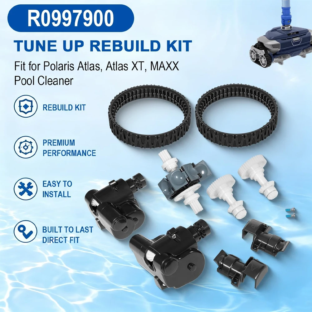 R0997900 Tune Up Rebuild Replacement Parts Fit for Polaris Atlas, Atlas XT, MAXX Pool Cleaner, with Engine Assembly