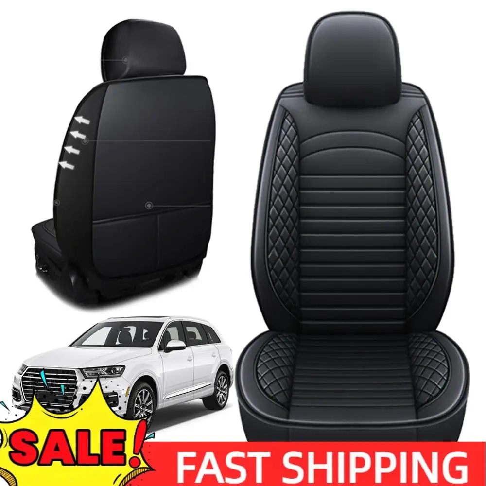 

11Pcs 5 Seats Full Set Seats Cover Leather Front Rear Seat Cushion Cover Seat Cushion Protector Fit for Sedan SUV Pick-Up Truck