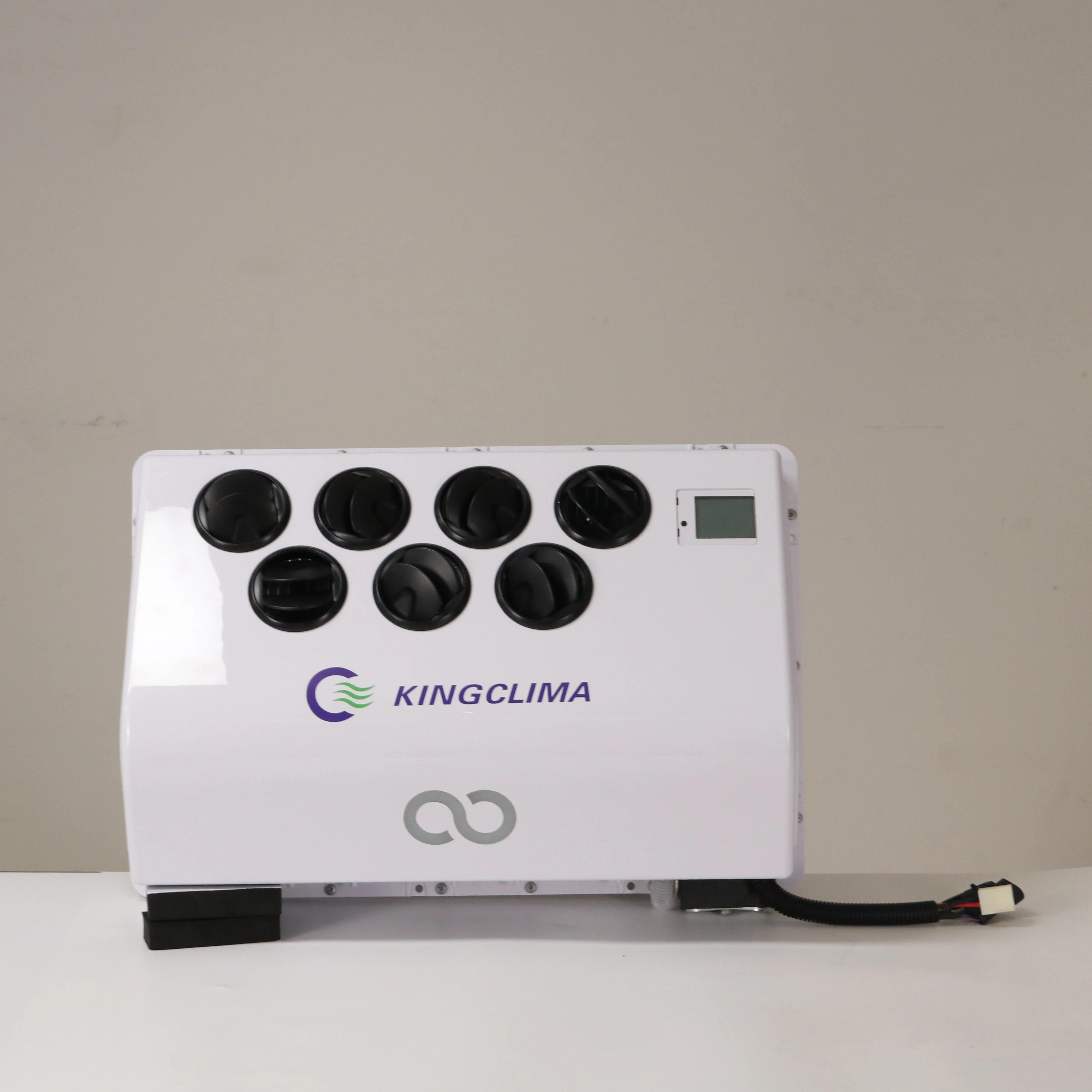Kingclima E-Clima2600S 12V/24V DC Split Mounted High Airflow Truck Parking Cooler R134a Refrigerant 2600W Cooling Capacity