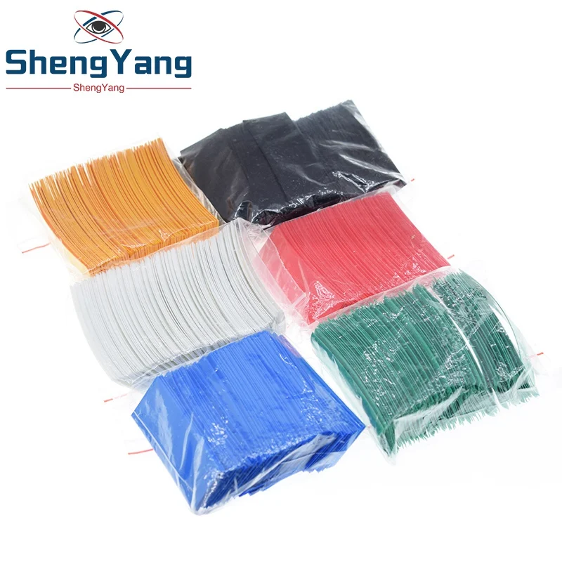 100PCS AAA Size 7 Lithium Battery Heat Shrink Tube Li-ion Wrap Cover Skin PVC Shrinkable Tubing Film Sleeves Insulation Sheath