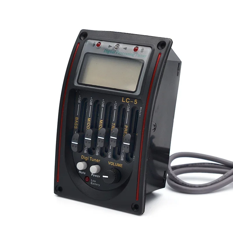 

Звукосниматель для акустической гитары, LC-5 EQ, 5-полосный универсальный звукосниматель с эквалайзером для фолк- и классической гитары