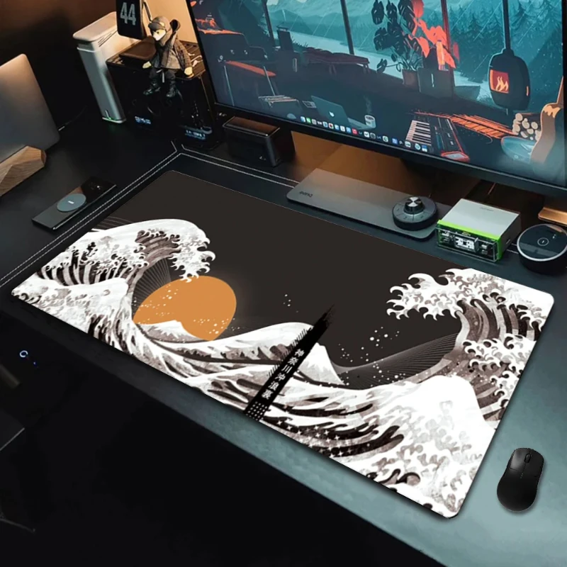 

The Great Wave Of Kanagawa Mouse Pad Bedroom Toilet Carpet Home Decor Anti Slip Durable For PC Laptop Desktop Gaming Mat