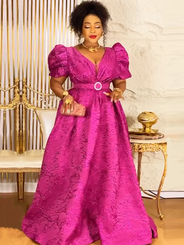 

African Dresses For Women Elegant Wedding Muslim Fashion Abayas Dashiki Robe Kaftan Long Maxi Dress Turkish Africa 2025 New
