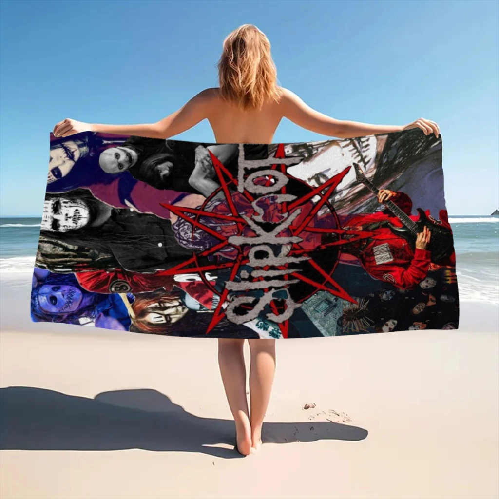 Quick Drying Beach Towels Like-Slipknot Oversized 30x60inch Printing Towel Super Absorbent Pool Towel Blanket