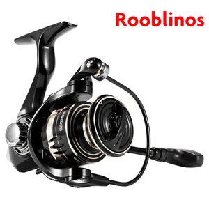Rooblinos Mg Spinning -Behandlungsfischerei, Salzwasser und Süßwasser, ultraliertes Metallrahmen, weich und robust, hohe Geschwindigkeit 6 Hauptverkäufe mit Hochgeschwindigkeitsrollen - №6