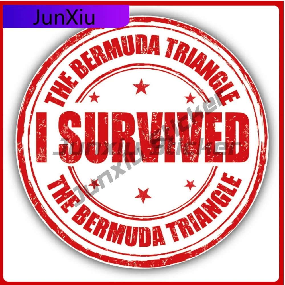 

The Bermuda Triangle Survive Creative Sticker Stamp Car Decal Bumper Stickers Cool Style Bumper Use Fo Car Sticker Accessorie