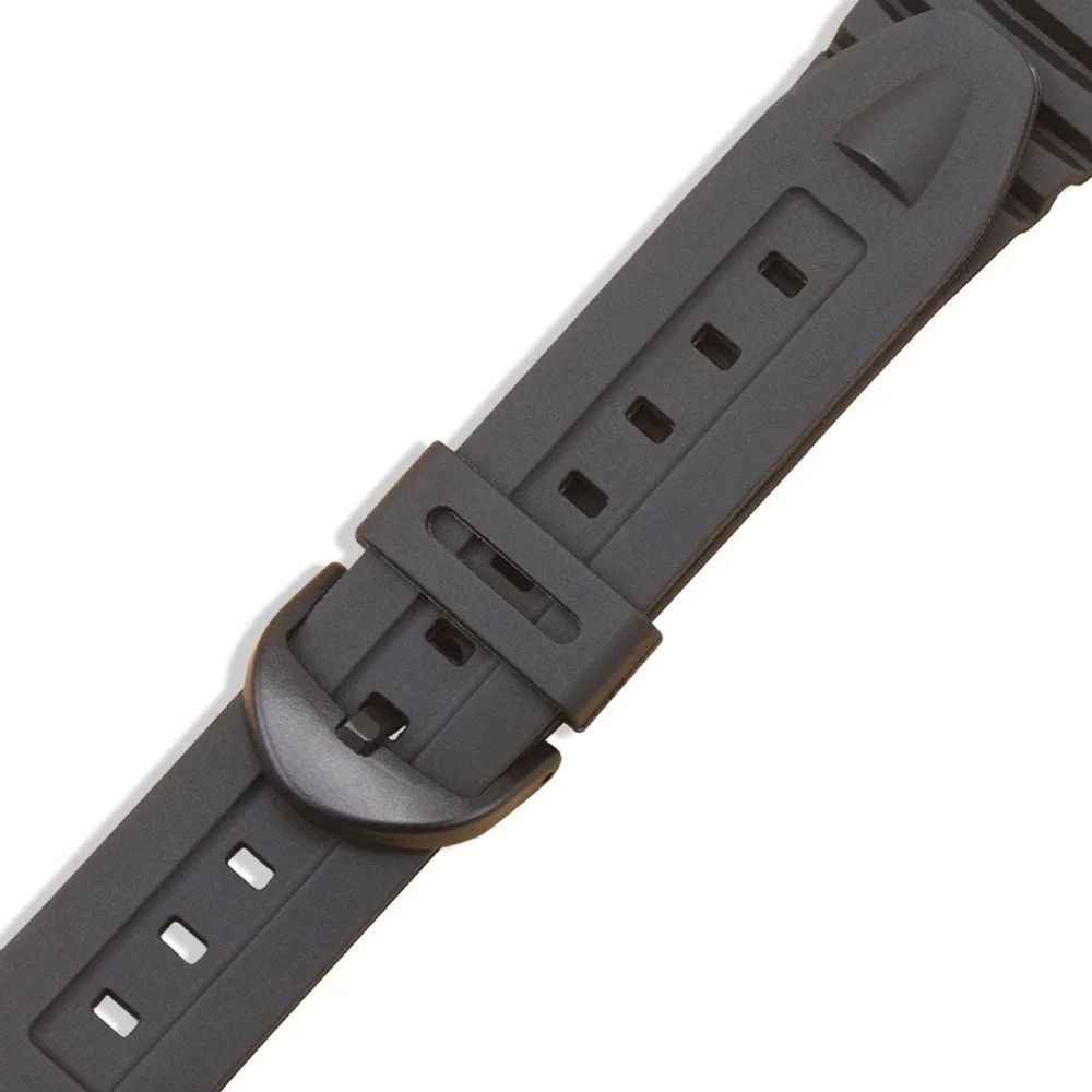 Rubber Watchband for Casio W-96H Watch Strap Accessories PU Plastic Silicone Bracelet with Special Interface Men Sport Wristband