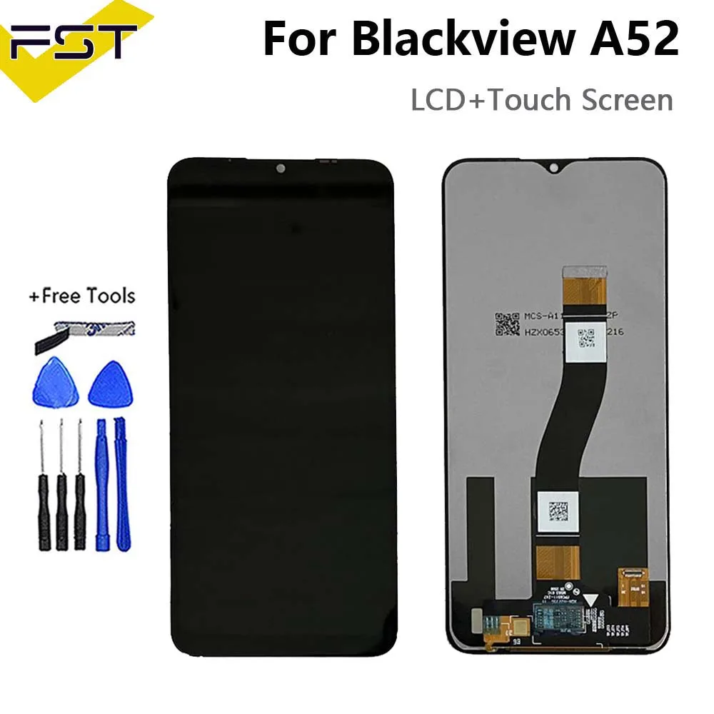 6.5“ For Blackview A52 LCD Display with Touch Screen Digitizer Assembly Spare Parts Sensor LCD Blackview A52 Pro Display Parts