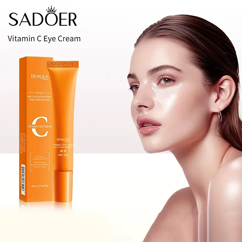 

BIOAQUA Vitamin C Hyaluronic Acid Retinol Eye Cream Anti Dark Circles Anti Aging Moisturizing Eye Care
