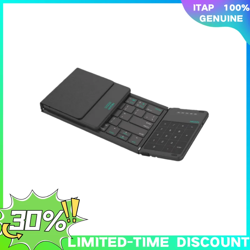 

New in Stock NILLKIN Folding Keyboard Bluetooth Wireless Portable Lightweight Touchpad Compact Typing Special for Laptops Office