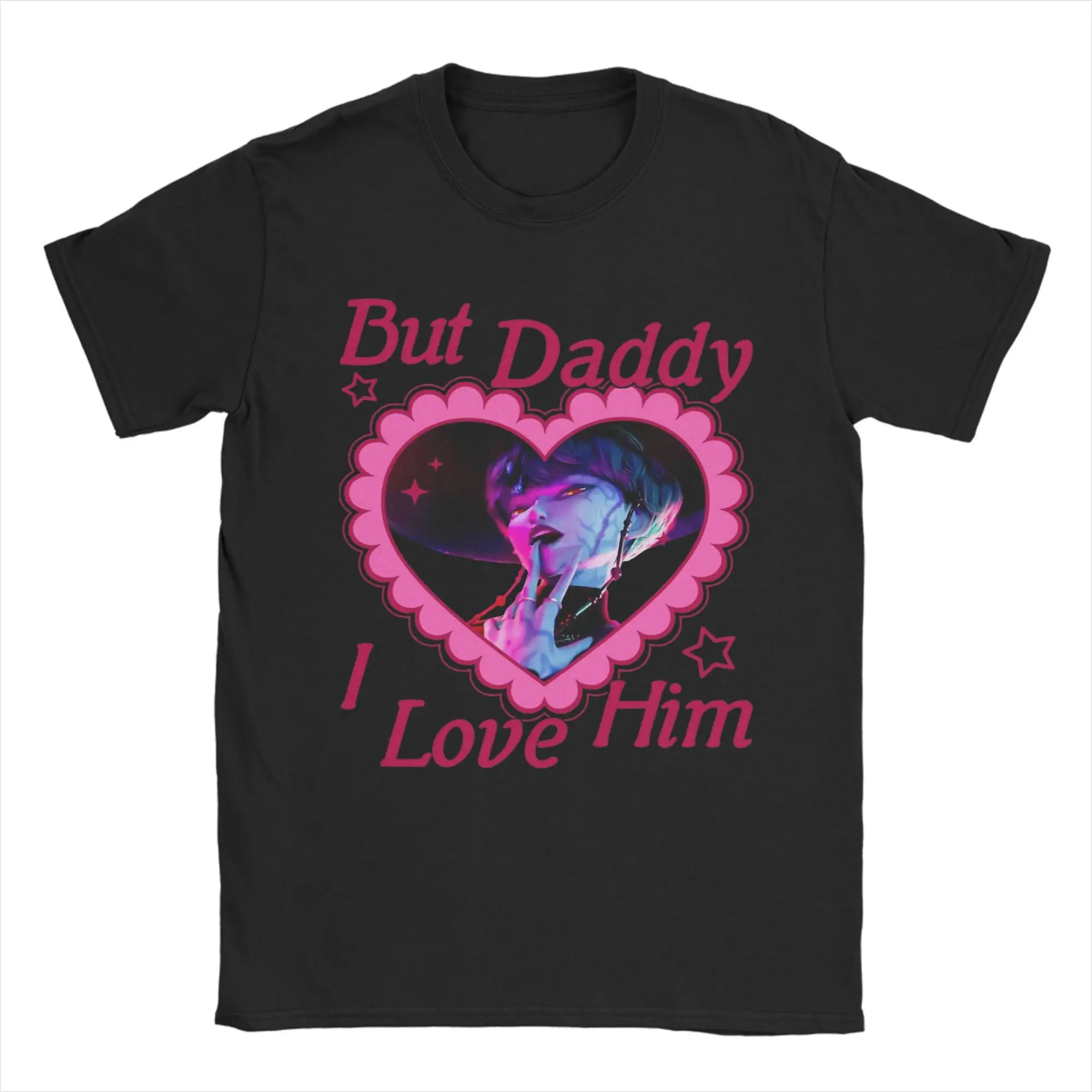 

Повседневная футболка для мужчин и женщин Summer But Daddy I Love Him Baby Saja, новинка, футболки Kpop Demon Hunter Villain, футболки с короткими рукавами
