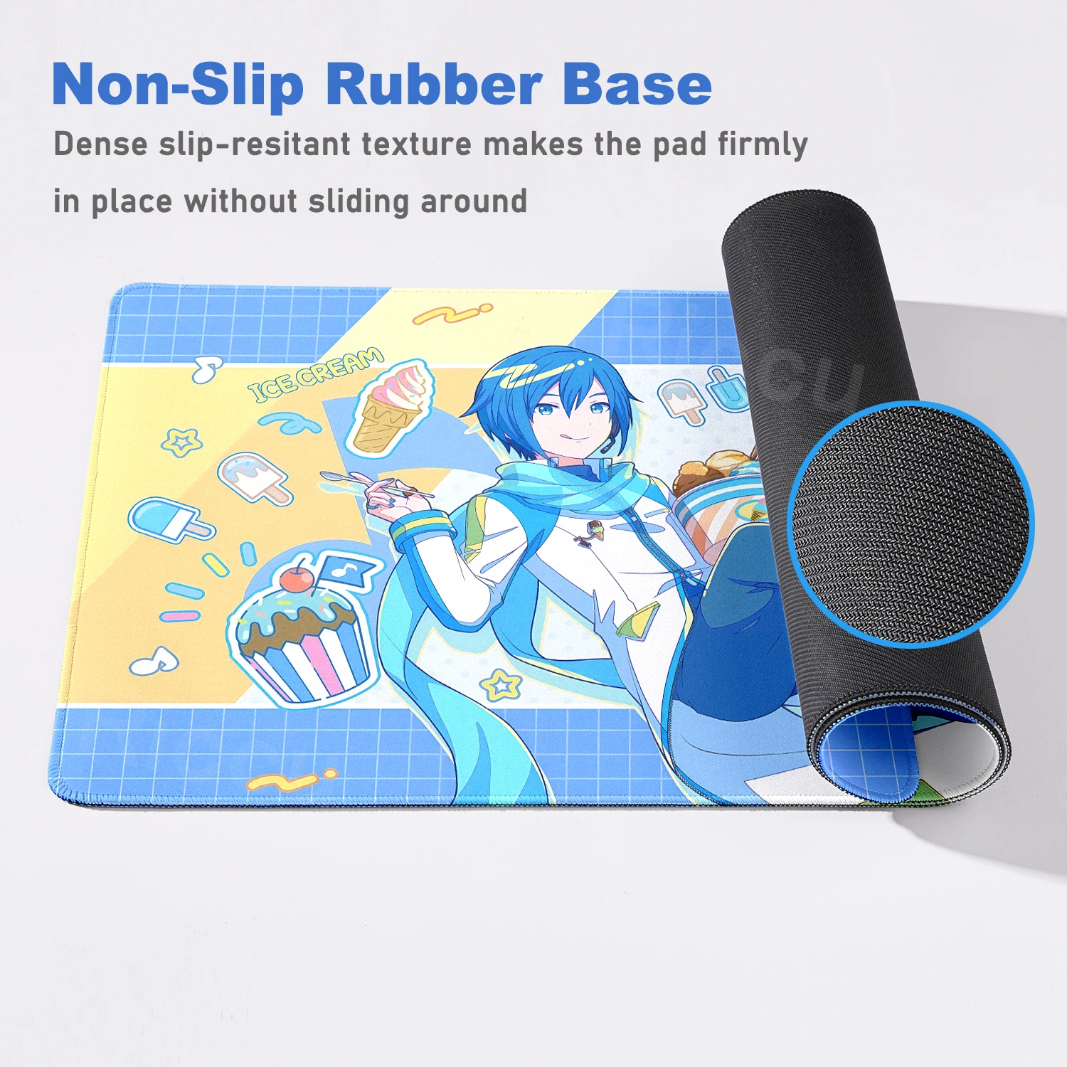 Deskpads Project Sekai Colorful Stage Nightcord Extended Mousepad Lockedge Aesthetics Computer Laptop Non-slip Keyboard Desk Mat view 6