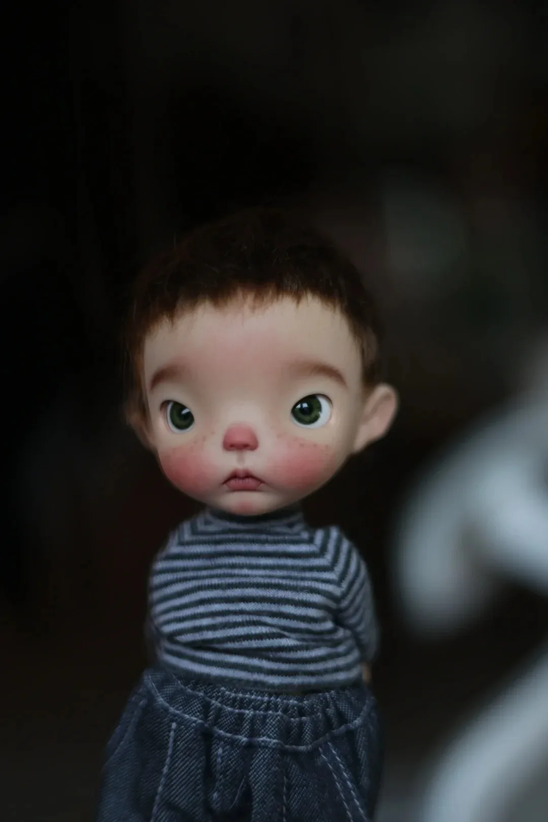 New BJD 1/6 Rourou Jacoosun resin xinben blythe MDD VOLKS DIY makeup practice head for birthday free shipping