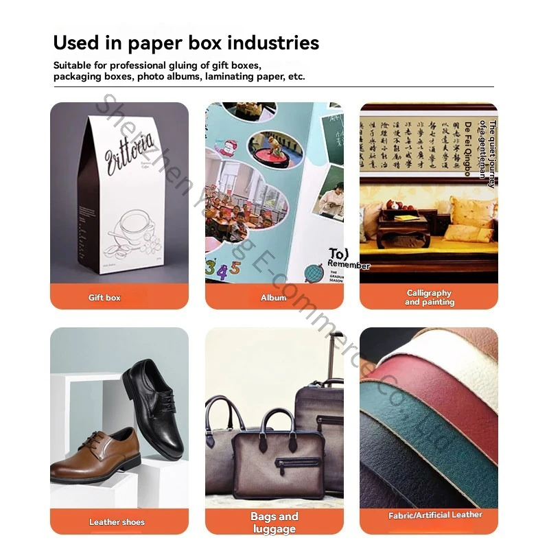 GL-YS40 Leather Gluing Machine Strong Automatic Yellow Glue Machine Shoe Brush Glue Passing  Paper Rolling Glue Machine view 4